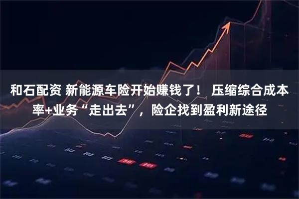 和石配资 新能源车险开始赚钱了! 压缩综合成本率+业务“走出去”,险企找到盈利新途径