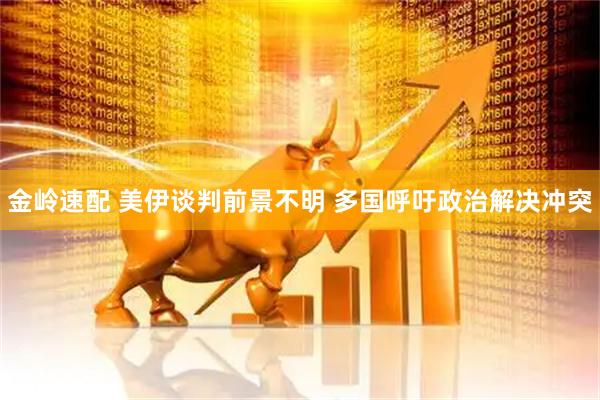 金岭速配 美伊谈判前景不明 多国呼吁政治解决冲突